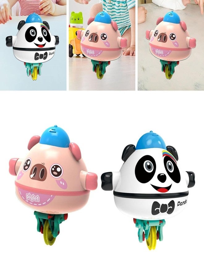 AASMUDRAT Robot Balance Walking Wire Animal Toy Cute Balanced Animal Toy for Gift Kids Pink Piggy Developmental Baby Toys Toys for Baby - Image 3